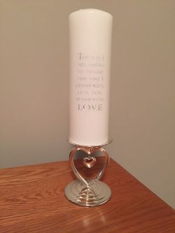 Unity Candle and Holder