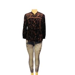 Lucky Brand Sz XL Women Blouse