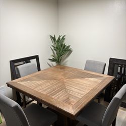 Dining Table With 4 Chairs