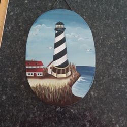 Lighthouse Wall Plaque 15"x11"