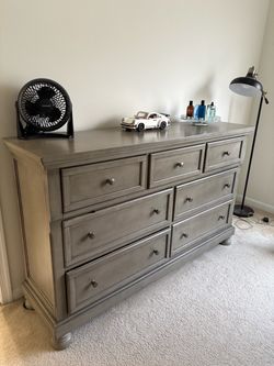 Gray dresser