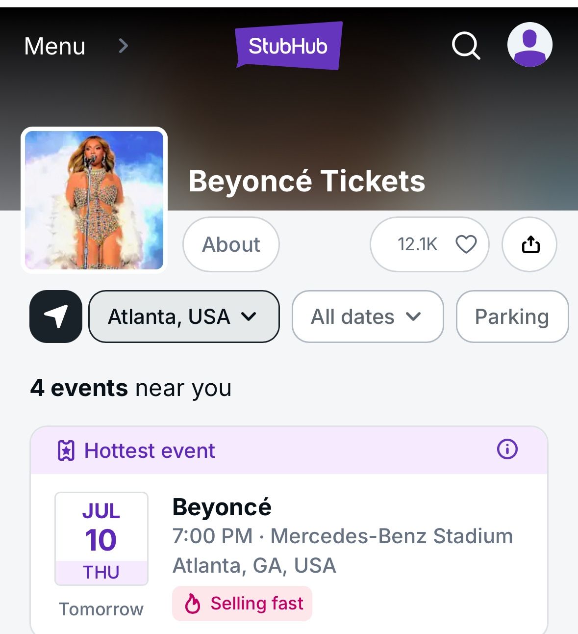 Beyoncé Tickets