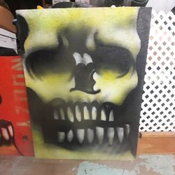 Genuine Graffiti Panel 4 Feet Tall By 3 Feet Wide HUGE ART Street Art