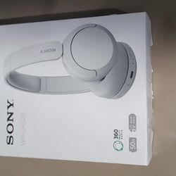 Sony WH-CH520 Wireless Over-Ear Bluetooth Headphones - White - Open Box