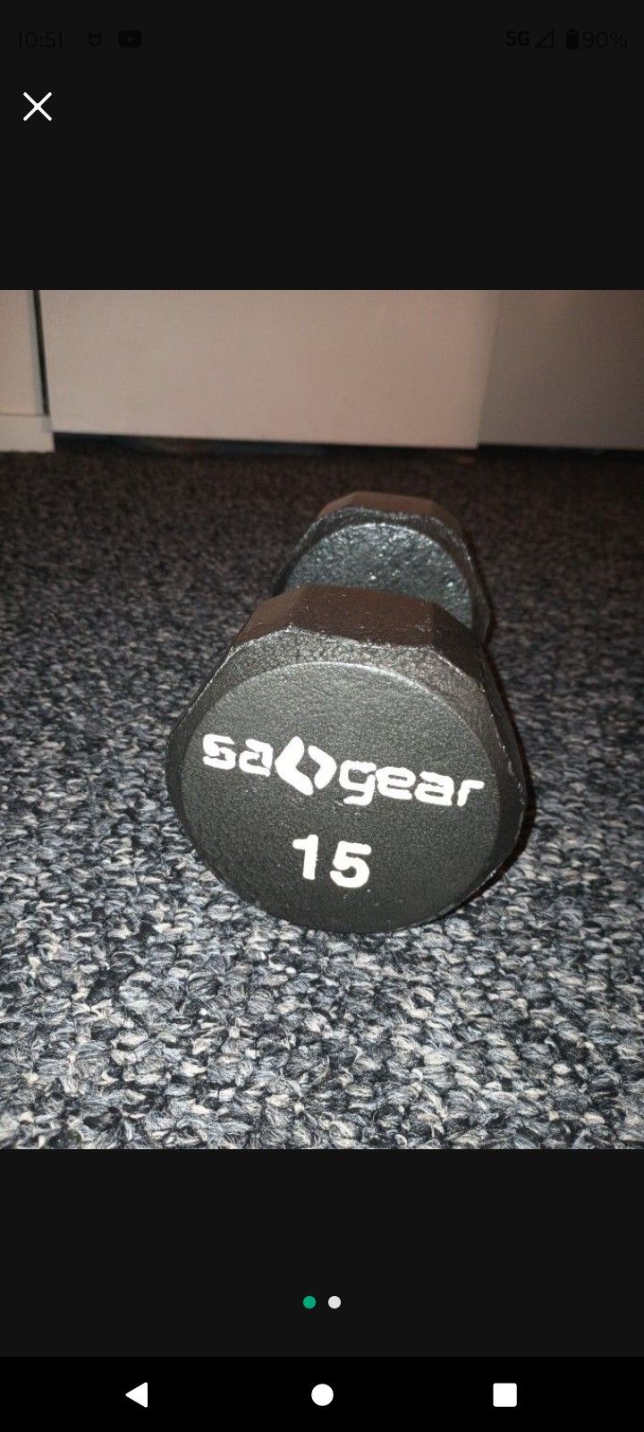 Dumbbell 15lbs