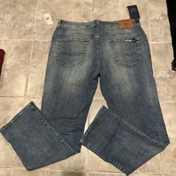 Buffalo David Bitton Slim Ash Stretch Jeans 38X32 NEW NWT