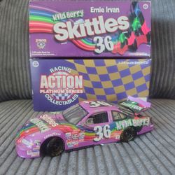 ERNIE IRVAN #36 SKITTLES WILD BERRY 1998 PONTIAC 1:24 ACTION NASCAR 50th Anny