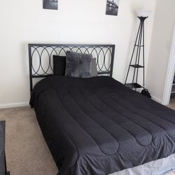 Queen Sized Bed Frame - Black