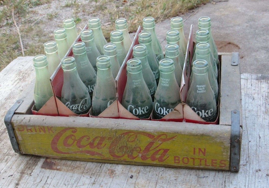 Coca Cola Crate With Bottles
