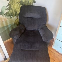 Dark grey Swivel Lounge Chair