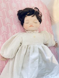 My princess  Joyce Wolf sculpture1989 Vintage porcelain doll 
