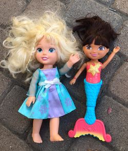 Baby Elsa and Mermaid