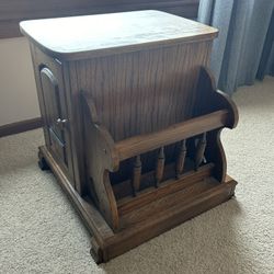 Solid Wood End Table