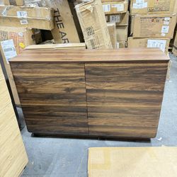 ACCOHOHO 8 Drawer Dresser for Bedroom, 52 Inch Wide Modern Chest of Drawers, Push-to-Open Wood Storgae Organizer with Large Drawers for Bedroom, Livin