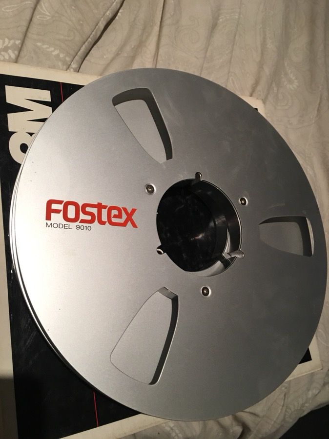 Fostex model 9010 Take Up Reel for 1/2” Reel to Reel Audio Recording Tape