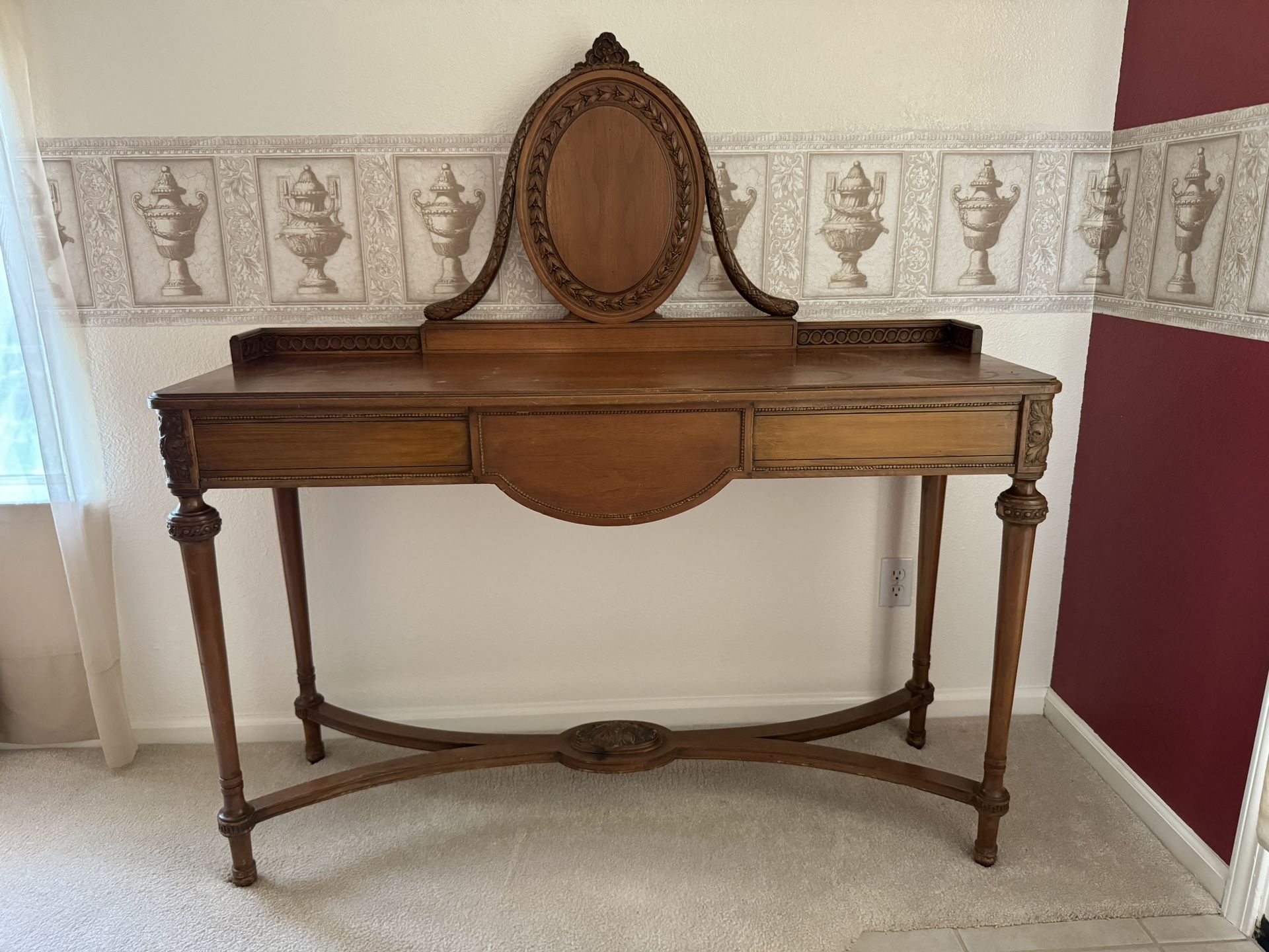Beautiful Antique Buffet Server Sideboard