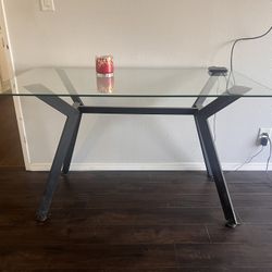 Glass Desk 