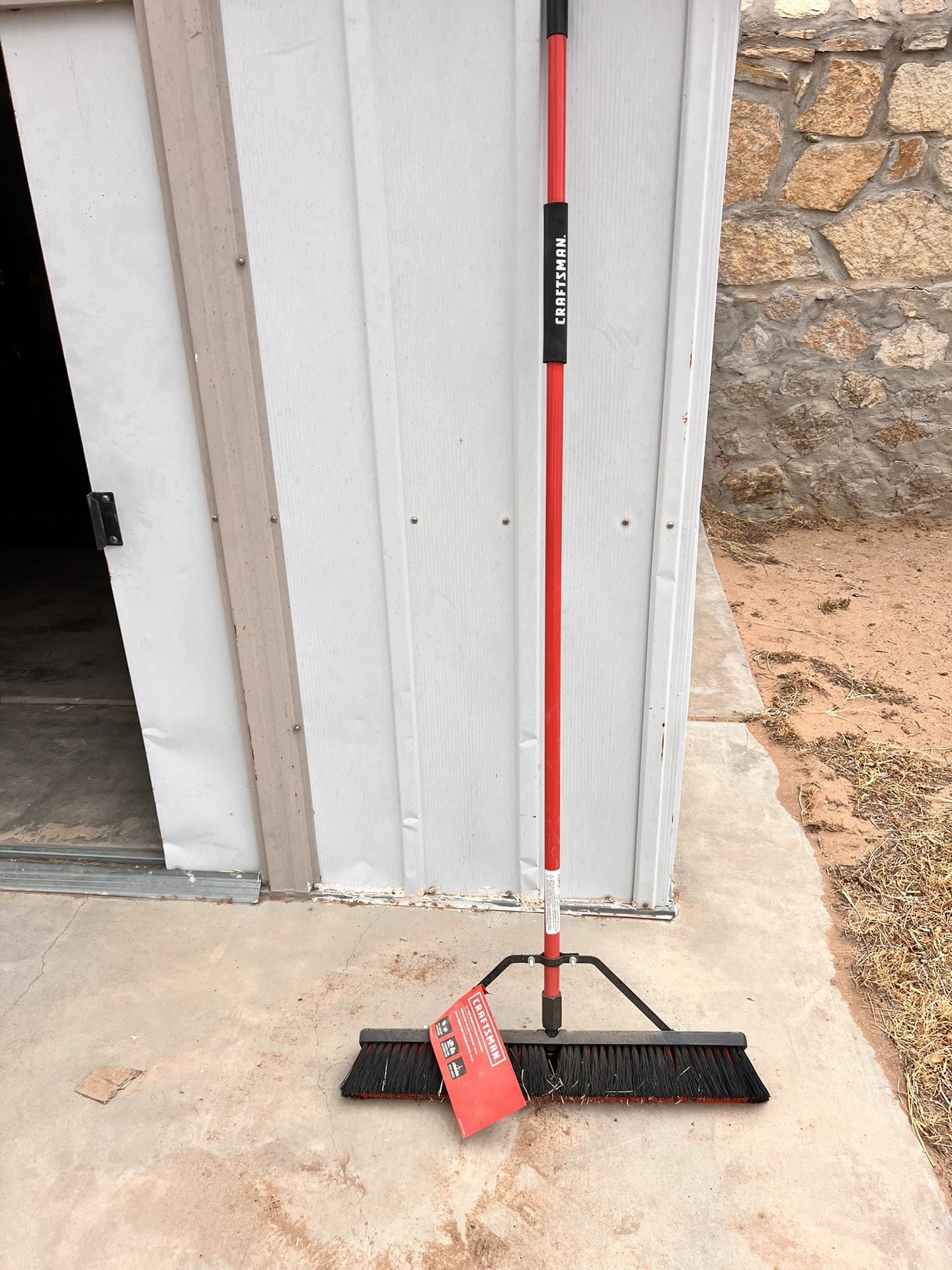 Craftsman Push broom With Built in Squeegee