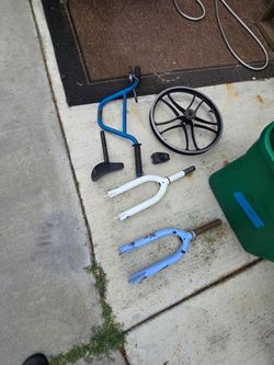 Bmx bike parts lot