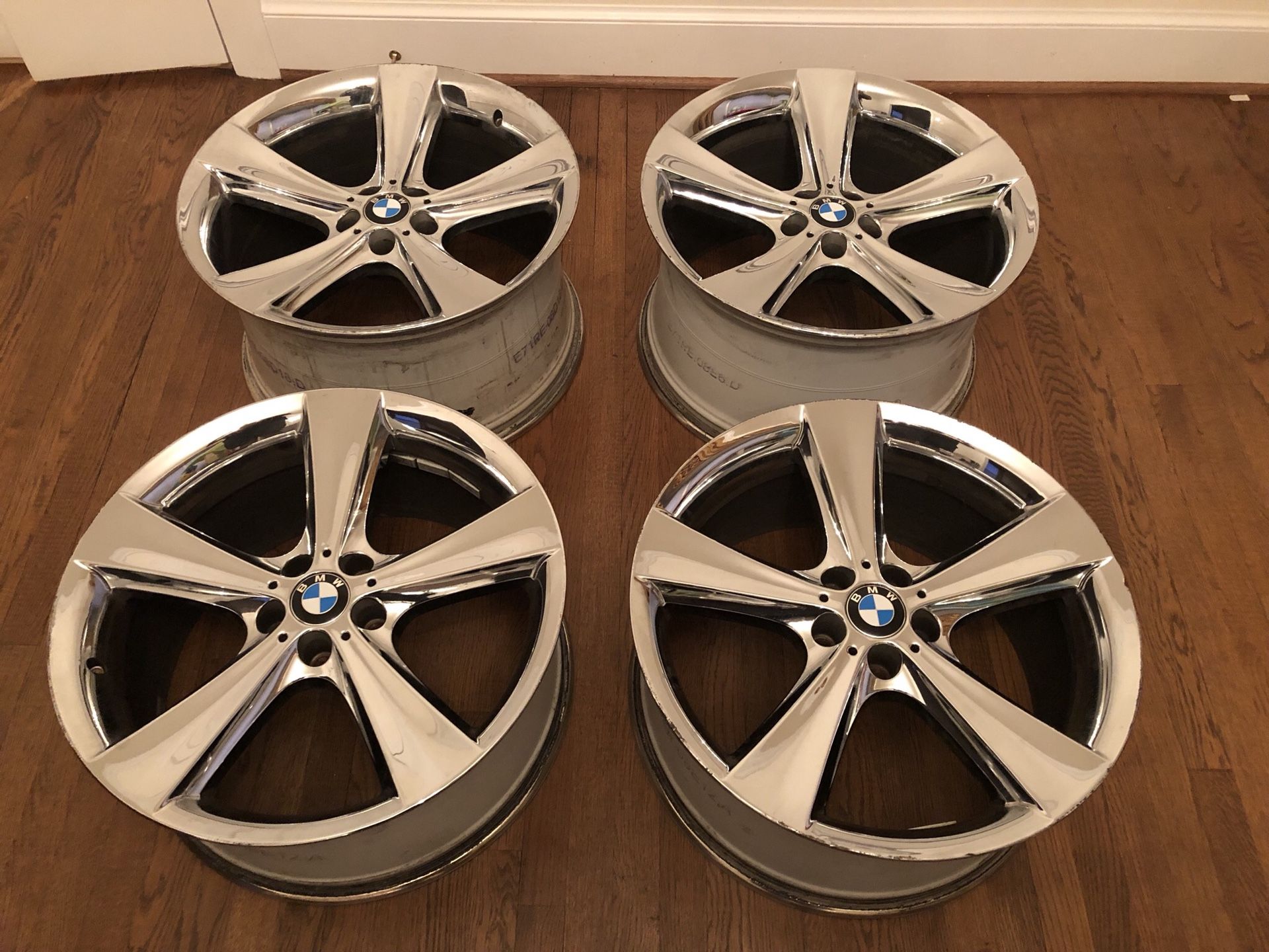 Bmw style 128 wheels 21x10 and 21x11.5 staggered x6 x5 7 series