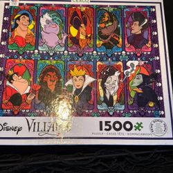 Disney villains 1500 Piece Puzzle