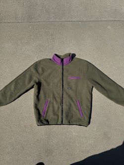 Stussy Sherpa green purple