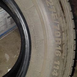 Tire With 90% Of Life . 