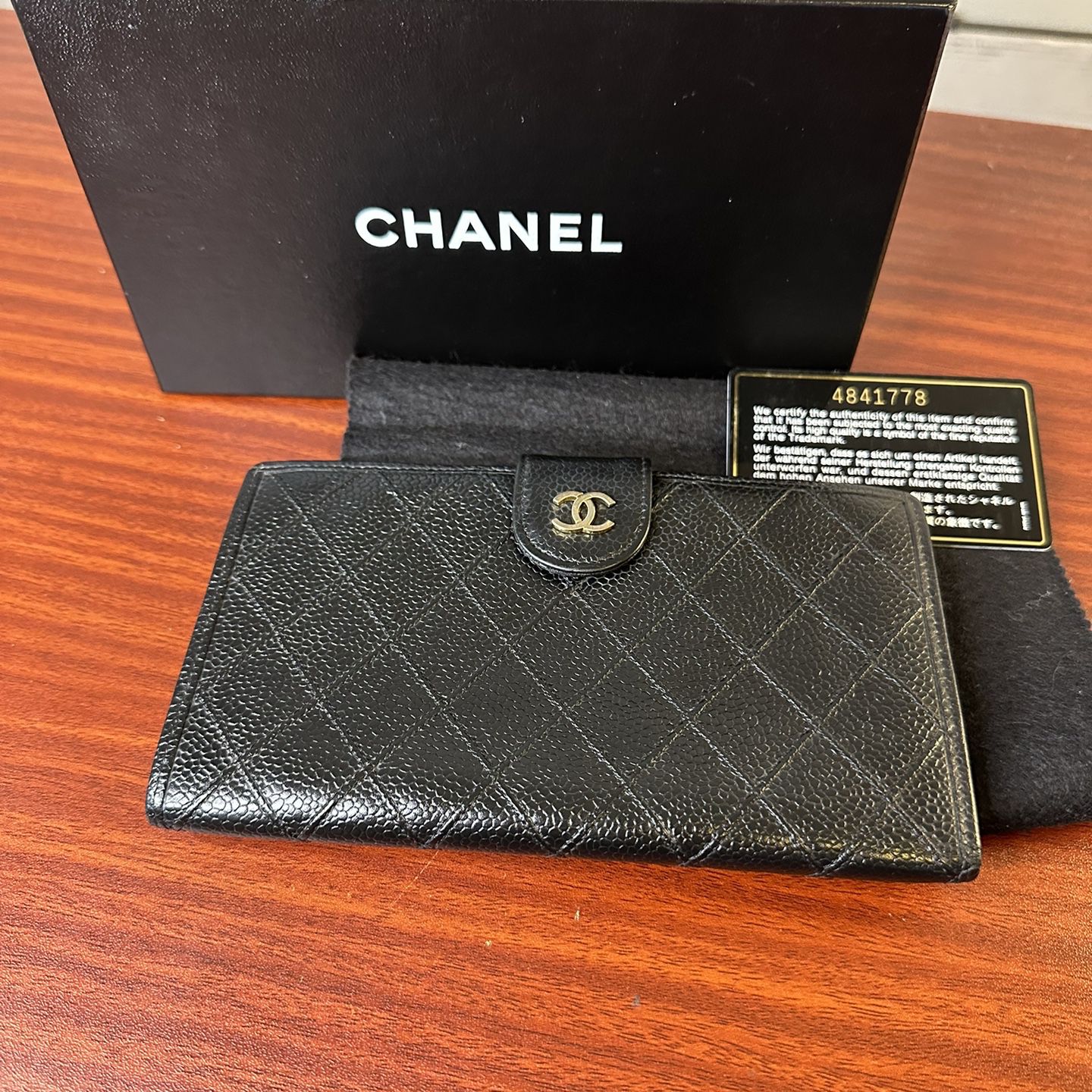 CHANEL Classic Long Flap Wallet Black Caviar Gold Hardware 2016 - BoutiQi  Bags