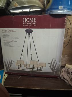 Brand new 6 light chandelier