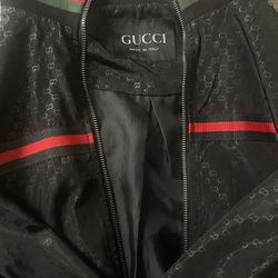Gucci windbreaker jacket black