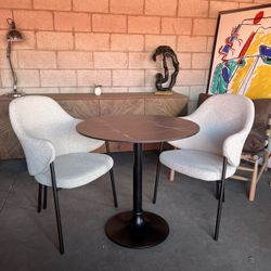 Small 3 Piece Bistro Dining Table Set ( Can Deliver For $10 )
