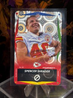 Spencer Shrader 2025 UNO Elite ALT Jersey CASE HIT - Hypnotic Foil