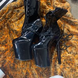 Pleaser Stripper Boots Size 9