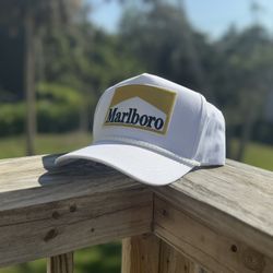 Handcrafted Marlboro Gold Trucker Hat