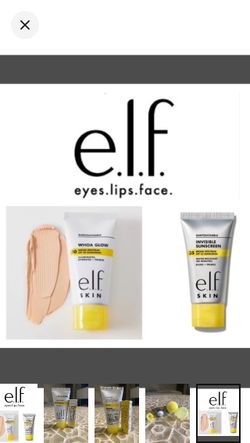 NEW e.l.f. Cosmetics Suntouchable Whoa Glow SPF 30 Primer/Invisible Sunscreen 35