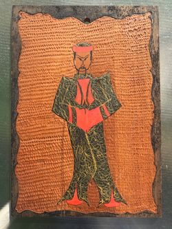 Vintage Outsider Art Carved And Painted 1930s American