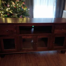 Solid Wood TV Stand 