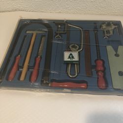 El German Tool Set , Barely Used - Hammer , Vise, Manual Drill