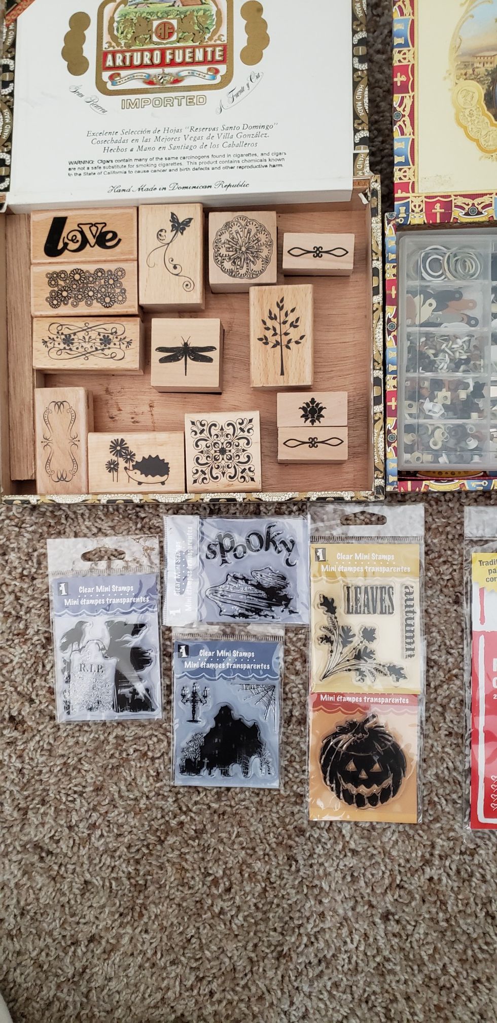 Stamps and Scrapbooking stuff