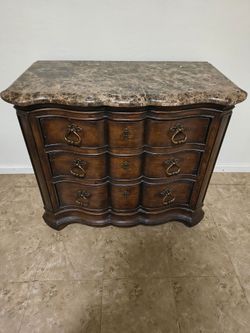 Marble Top Chest of Drawers