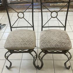 2 Metal Chairs, Heavy 