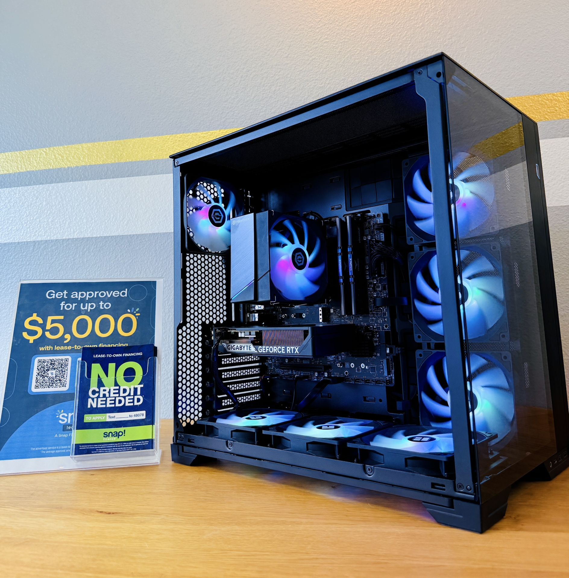 Gaming PC Custom Built by AREA-51🕹Full RGB Set,Ryzen 5/16GB RAM/512GB🖥1 Yr Wrnty‼️ NVIDIA RTX 5060 GPU💥 $0Down Finance Available✅