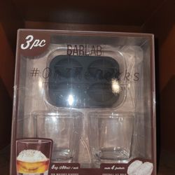 3 Piece Bar Lab Whiskey Glasses