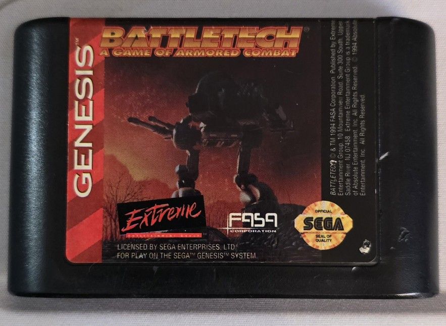 Battletech: A Game Of Armored Combat for SEGA Genesis