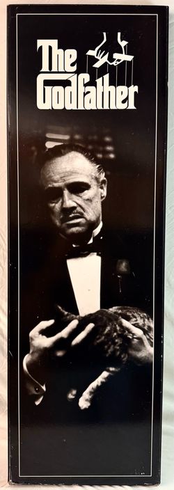 The Godfather Vintage Wood Wooden Wall Art Poster Marlon Brando 2009 Official Release