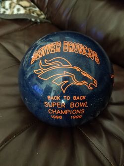 Denver Broncos Super Bowl 50 Champions Bowling Ball