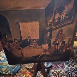 Antique Picture Can Be Used As A Table 