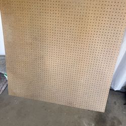 Large Pegboard With Hooks
