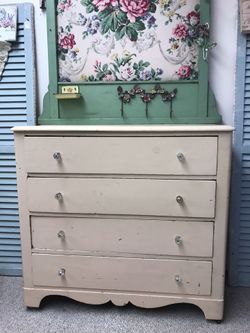 Vintage Shabby Chic Bureau 