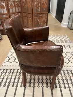 Leather Club Chair